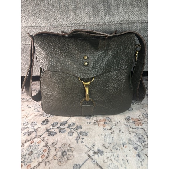 Pulicati Handbags - Stunning Pulicati large Italian Leather Bag. Great Condition In Olive Green.
